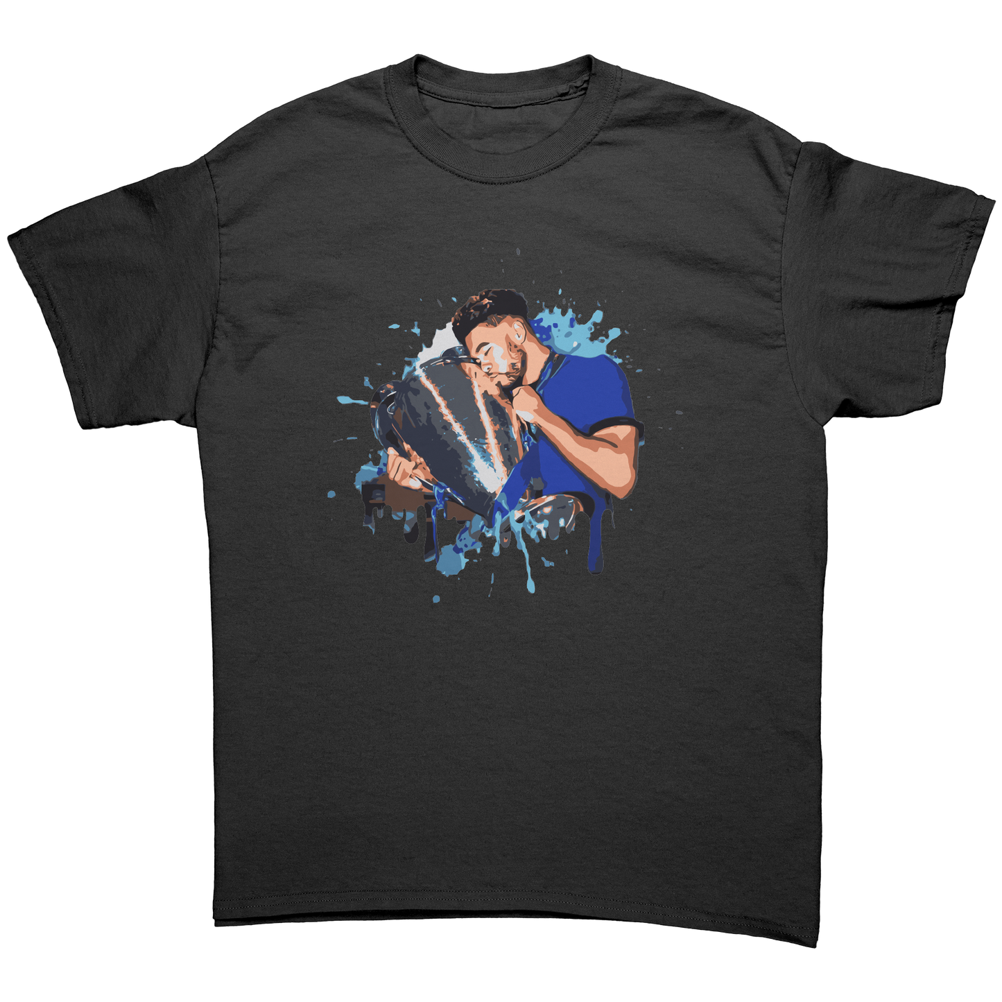 'ROLLS REECE' T-SHIRT BLACK/WHITE